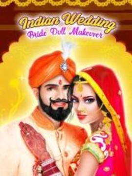 Indian Wedding Bride Doll Makeover游戏截图1