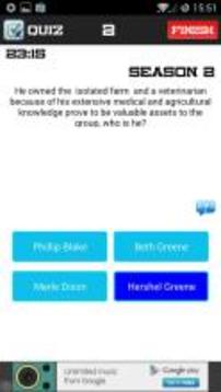 Quiz of The Walking Dead游戏截图2