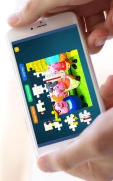 Jigsaw Lego Peppa游戏截图5