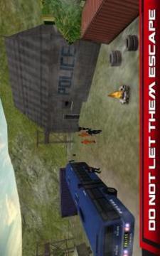 Cops Bus Driver: Crazy 3D Sim游戏截图2