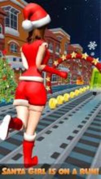 Subway Santa Run - Endless Rush游戏截图1