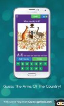 Guess The Arms Of The Country!游戏截图1
