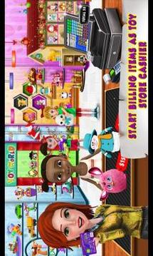 Toy Store Cashier Girl - Kids Cash Register游戏截图1