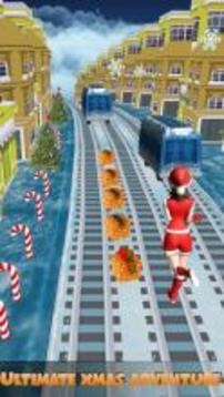 Subway Santa Run - Endless Rush游戏截图2