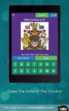 Guess The Arms Of The Country!游戏截图3
