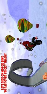 Santa BMX Bike Rider: Tricky Rooftop Stunts游戏截图1