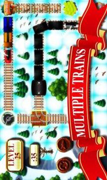 Trains Track Line Builder Maze游戏截图4