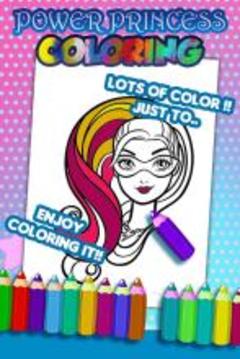 Princess Barbi Coloring Game游戏截图2