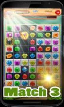 Jewel Crush - Match 3 Game No Wifi游戏截图1