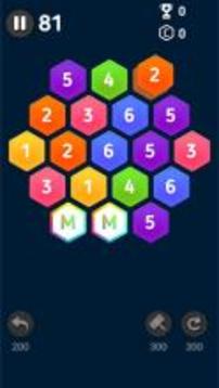 Hexa Merge Legend - block puzzle游戏截图3