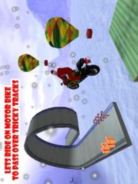 Santa BMX Bike Rider: Tricky Rooftop Stunts游戏截图4