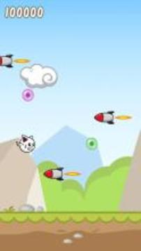 Rocket Cat - Addictive Free Hopping Game游戏截图2