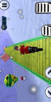 Santa BMX Bike Rider: Tricky Rooftop Stunts游戏截图2