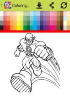 Coloring book for justice heroes游戏截图2