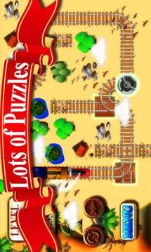 Trains Track Line Builder Maze游戏截图2