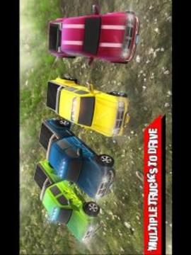 Offroad Hill Climb Truck Hilux Crazy Drive游戏截图2