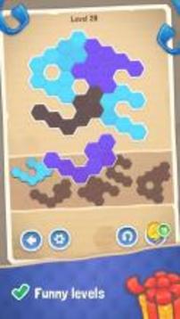Paper Blocks Hexa游戏截图1