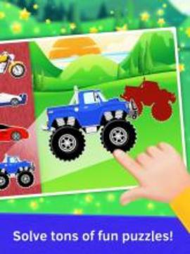Baby Car Puzzles for Kids Free游戏截图1
