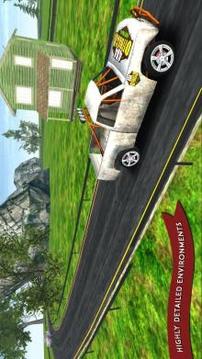 Mountain Car Drive: Hill Climb Game游戏截图1