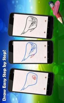 Drawing Lessons Angry Birds游戏截图1