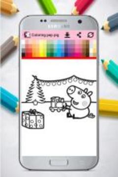 Coloring pep pig游戏截图2