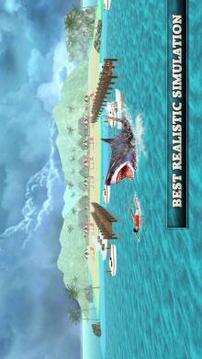 Blue whale : Angry Shark Sim 2018游戏截图2