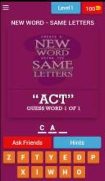 New Word Same Letters游戏截图1