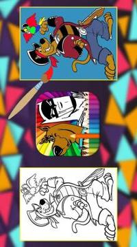 Scooby Doo Coloring Book游戏截图3