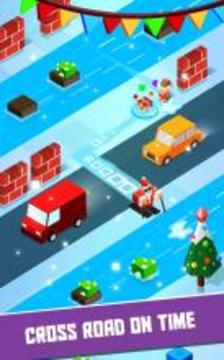 Crossing Santa - Addictive Christmas Skiing game游戏截图3