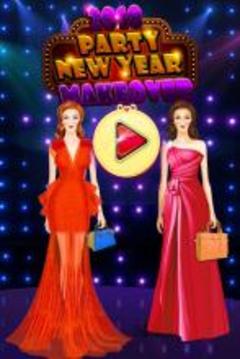 New Year Party Makeover Salon 2018游戏截图1