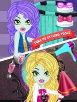 Monster Girl Hair Salon游戏截图2