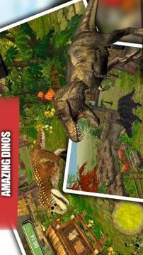 Jurassic Dino Sim : Angry Dinosaur Hunt For Food游戏截图1