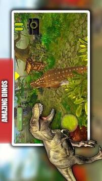 Jurassic Dino Sim : Angry Dinosaur Hunt For Food游戏截图2