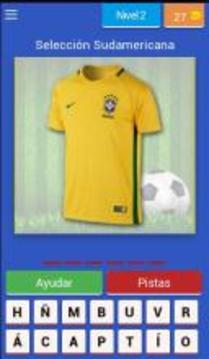 Adivina Camisetas del Mundial Rusia 2018游戏截图3