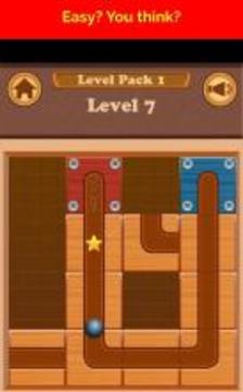 Roll Ball Escape - Slide puzzle游戏截图2