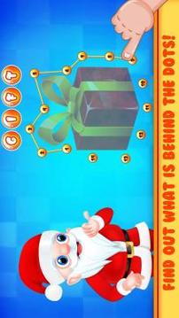 Connect Dots Kids Puzzle Game - Christmas Fun游戏截图1