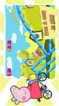 pepa happy pig bicycle riding游戏截图4