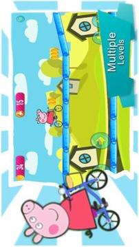 pepa happy pig bicycle riding游戏截图2