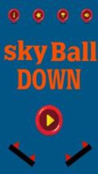 Sky Ball Down游戏截图1