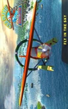 Water Plane Flying Simulator - Seaplane Games游戏截图5