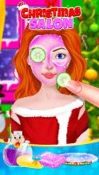 Christmas Salon - Santa Girl Spa and Dress up游戏截图2