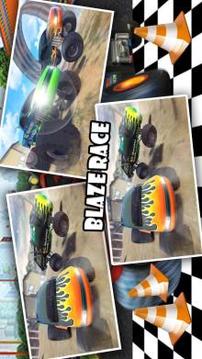 Blaze Monsters Race Car : City Adventure游戏截图3