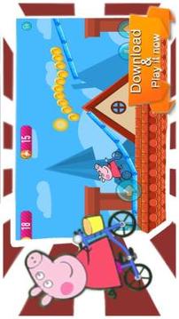pepa happy pig bicycle riding游戏截图1