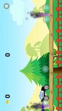 Police Hills Racing - Free 2D Climbing Cars游戏截图4