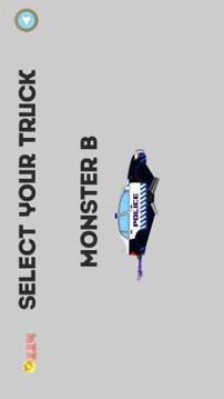 Police Hills Racing - Free 2D Climbing Cars游戏截图2