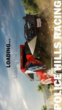 Police Hills Racing - Free 2D Climbing Cars游戏截图1