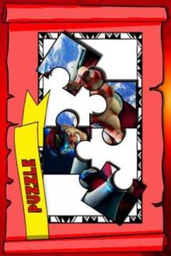 Puzzle Street Fighter Slide游戏截图1