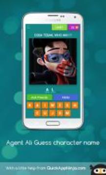 Agent Ali Guess Character Name游戏截图1