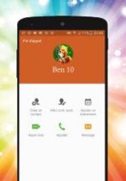 Fake Call Ben Alien 10 Prank游戏截图2