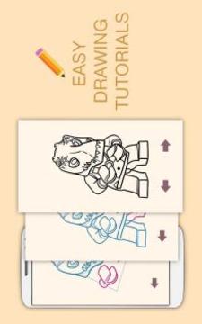 Draw Drawings Minifigures of Lego Legends of Chima游戏截图1